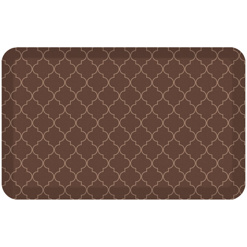 Tapis anti-fatigue, Rectangle 1 pi 8 po x 2 pi 8 po, Noyer