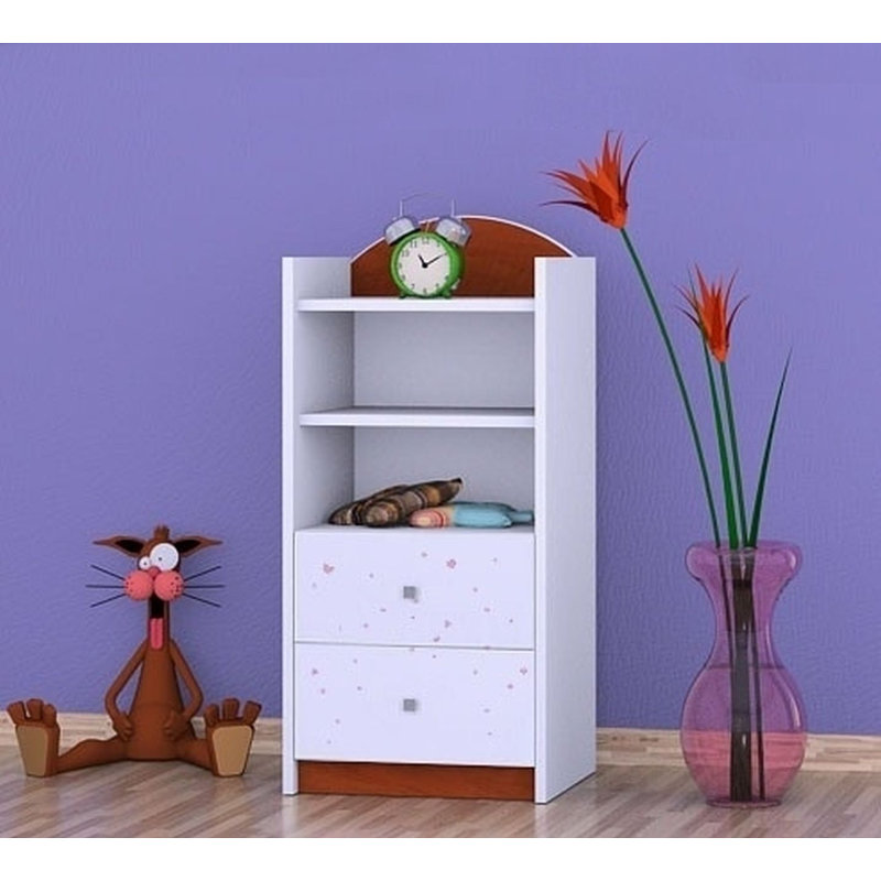 Nadia 96cm H Kids Cube, 92cm H x 45cm W x 34cm D, Brown