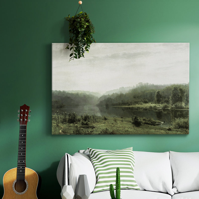 "Vintage Landscape - MLxxxx" sur toile, H 9 po x l 13 po x P 1,5 po, Toile tendue