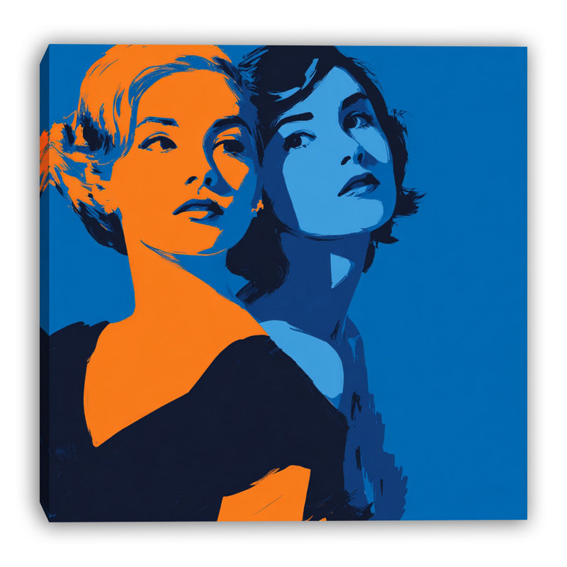 «Silent Conversation», art mural sur toile tendue, H 20 po x l 20 po x P 1,5 po