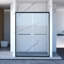 56-60"X70" Aluminum Frame Double Sliding Shower Door