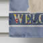 Polyester 2 côtés 40 x 28 po welcome drapeau maison-73943173