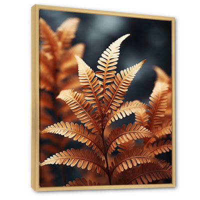 «Lashbrook Ferns Copper Glow I», reproduction sur toile