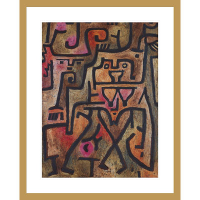 «Forest Witches» par Paul Klee, impression giclée encadrée