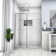 Shower Door 48" W X 72"H Single Sliding Bypass Shower Enclosure