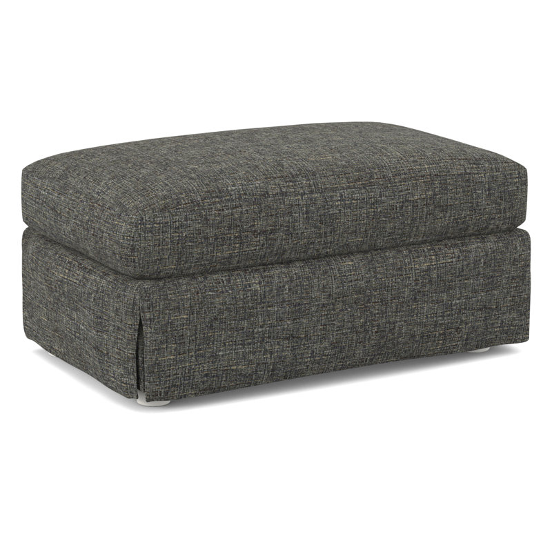 Upholstered Ottoman, White, 61536-78