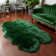 Cozy Thick Green Faux Sheepskin Area Rug