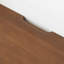 Bureau rectangulaire en bois massif avec tiroirs Walnut-848372143