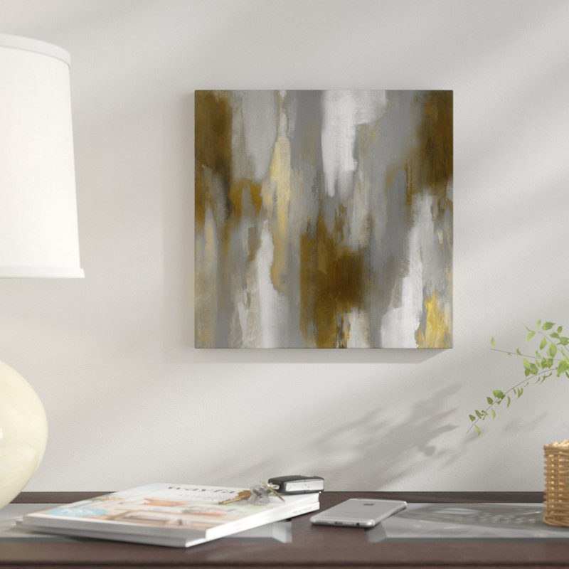 « apex gold iv », impression sur toile, H 48 po x l 48 po x P 1,5 po, Toile tendue, Pas de tapis