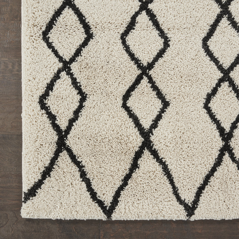 Bybel Argyle Indoor Rug, Rectangle 8'10" x 12'
