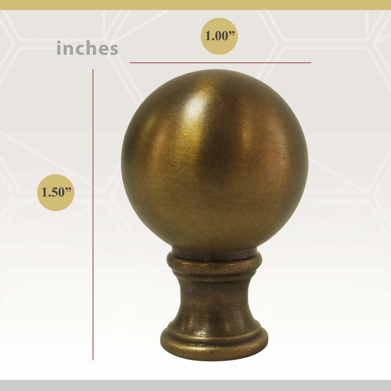 Ball Lamp Finial for Lamp Shade