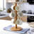 6-hook Bamboo Mug Tree  Coffee Cup Multifunctional Storage Rack 