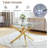 Modern Glass Dining Table Set For 4, 50" Rectangular Tempered Glass Dining Table With Velvet Upholstered Seats-116067013-116067011