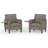 29" Wide Upholstered Solid Wood Accent Chair With Folding Side Table-30643664