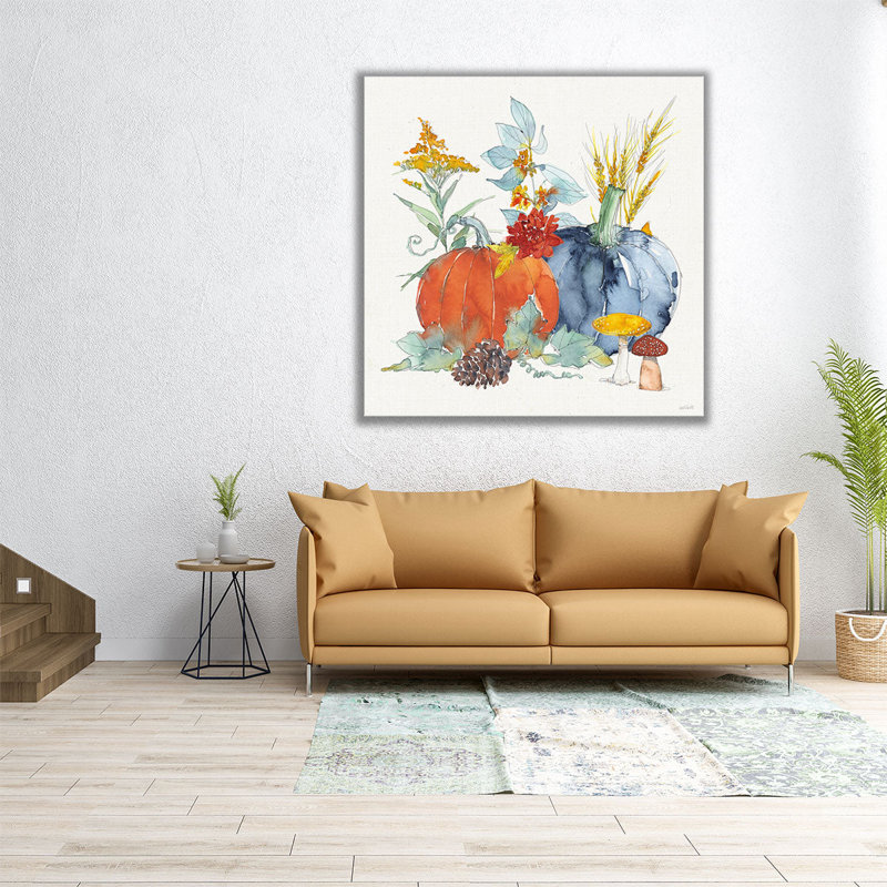 «Fall Flair II», reproduction d'art sur toile, H 12 po x l 12 po