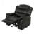 Classic Design Recliner, Spacious And Comfortable Glider For Elegant Lounging With Black Berry Upholstery, Recliner