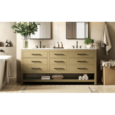 Meuble-lavabo double 72 po_Moderne_VF60572