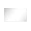 Miroir à DEL 60 po x 36 po pour meuble-lavabo, fixation murale, brouillard, fonction mémoire, grand, réglable, incassable, à intensité variable, monté sur meuble-lavabo, mémoire, grand réglable incassable et à intensité variable