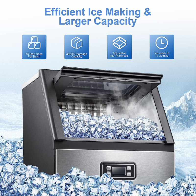Antarctic Star 100 lb. Daily Production Clear Ice Freestanding Ice Maker