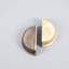 Ribbed Brass Semi Circle Cabinet Pull-1820185834