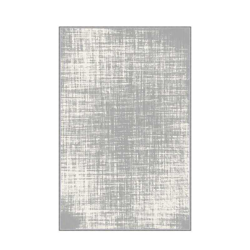 Stylish Woven Carpet, 5.2 x 7.5 Feet | 100% Polyester, 0.3 in Pile Height, Antibacterial, Non-Slip PVC Dot Underside | Machine Washable, 3D Digital Print | Perfect for Living Room, Bedroom & Home Décor