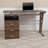 Picabo Computer Desk with Three Drawer Single Pedestal and Pull-Out Keyboard Tray-1603306032