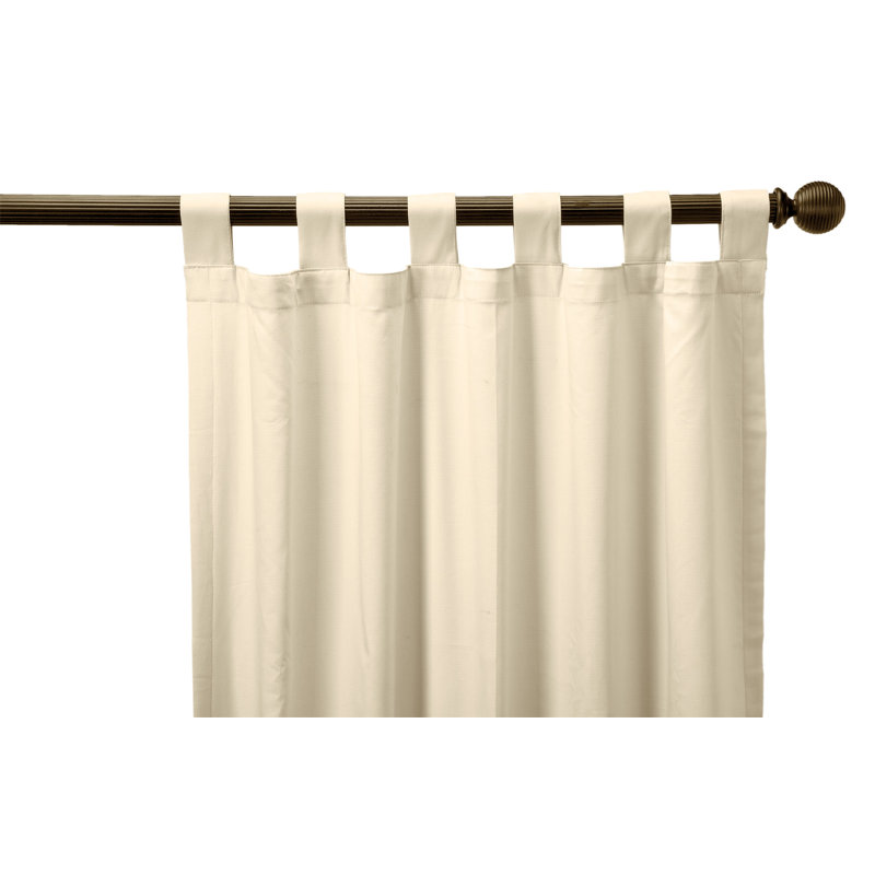 Panneaux de rideaux occultants et isolants à isolant écoénergétique et isolant avec thermos, Naturel, L 40 po x L 63 po