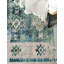Tapis vert / beige / bleu Ector Southwestern-33092956