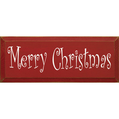 « merry christmas », plaque d’art textuel