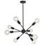 Luminaire suspendu lustre spoutnik 8 lumières Nichole-1463112109
