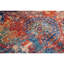 Hand Knotted Wool Area Rug in Red/Blue/Beige/Gray