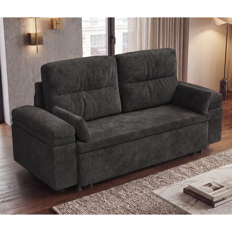 2 Seater Loveseat with Folding Sofa Bed