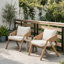 Chaises longues en rotin PE avec coussins amovibles Torc Patio