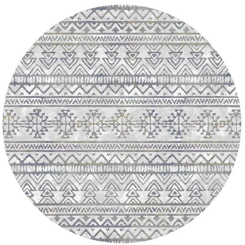 Performance Oriental Indoor Rug, Round 7'10"