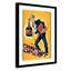 «Brickhill Cherry» par Maurice Chevalier, affiche vintage encadrée