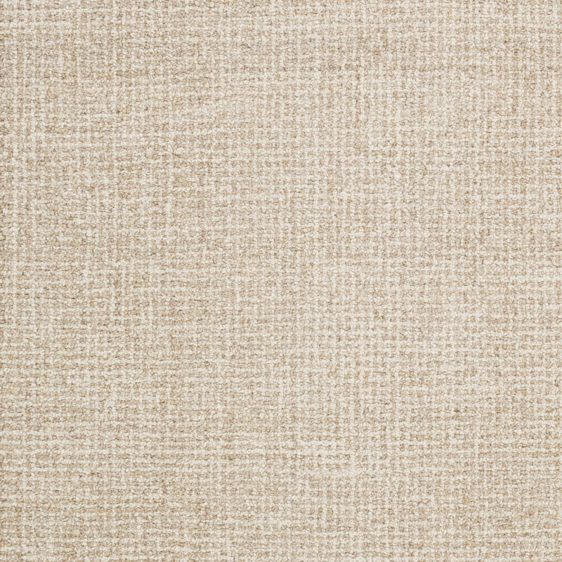 Aiden Hand Tufted Wool Area Rug in Ivory, Runner 2'6" x 8'