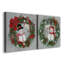 Mr. Snowman - Ensemble de 2 reproductions sur toiles tendues-1858582140