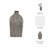 Modern Stoneware Vase with Bold Vertical Line Design and Contemporary Geometric Form for Decorative Display and Accents in Minimalist or Artistic Interior Settings-841408343