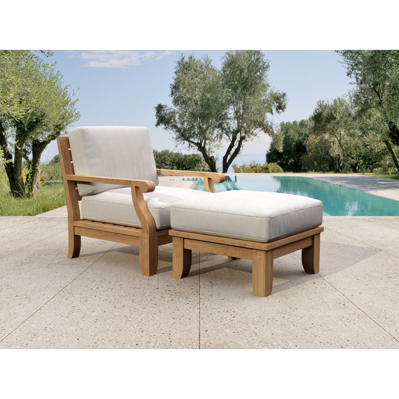 Riviera Outdoor Teak Lounge Chair