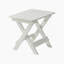 Ensemble de petites tables et chaises pliantes avec 2 chaises et table rectangulaire blanc