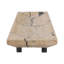 Sagebrook Home 18" Gorda Crackle Travertine Tray
