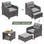 Ensemble de conversation pour patio 5 pièces-1078642242