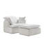 Fauteuil convertible convertible avec repose-pieds-1984692968