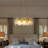 8-light Geometric Crystal Chandelier