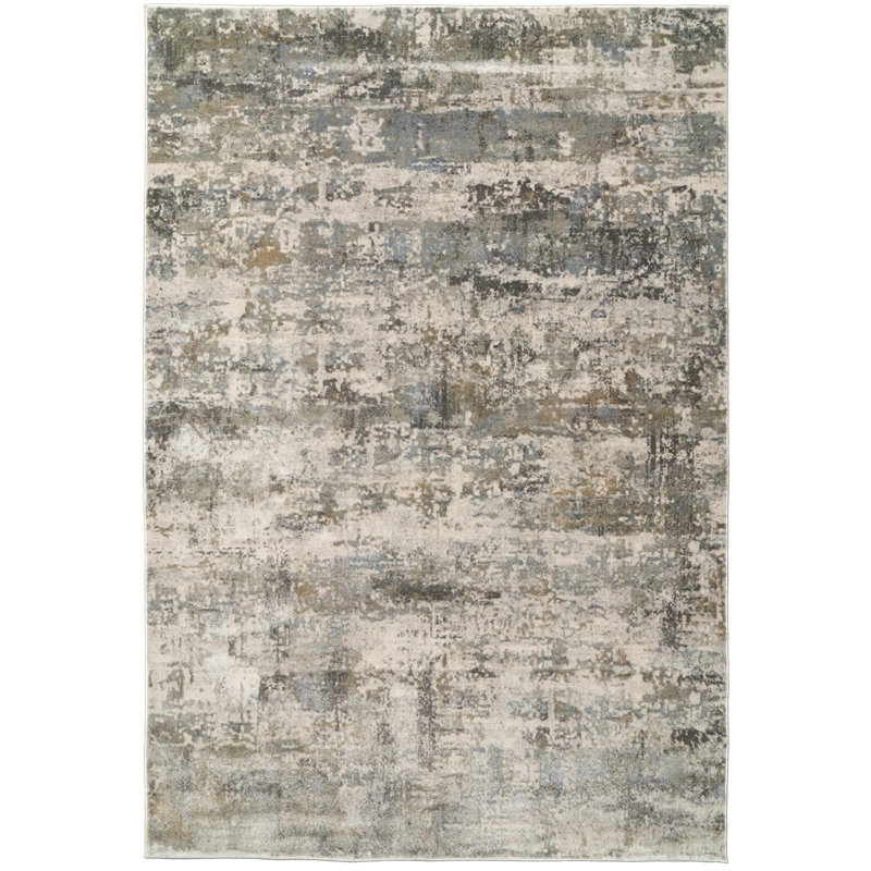 Dionatta Abstract Indoor Rug, Rectangle 6'7" x 9'6"