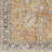 Everly Oriental Machine Made Power Loomed Polyester Area Rug in Gold-2138067660