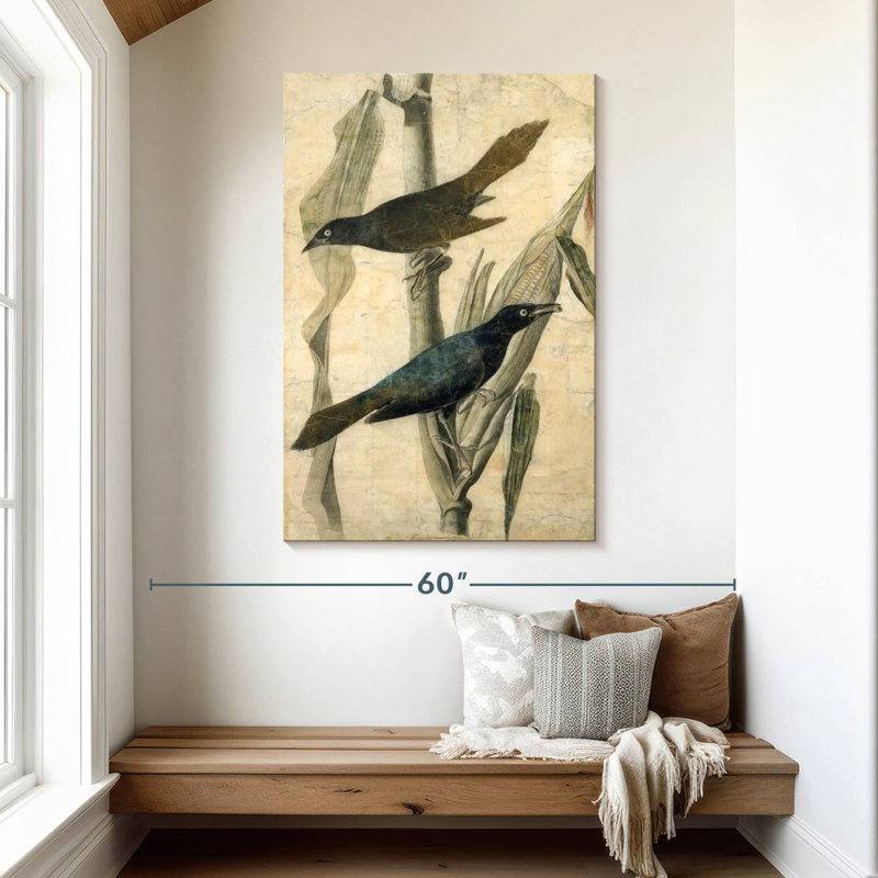 Brampt Purple Grackle, 48" H x 32" W