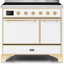 White/Brass