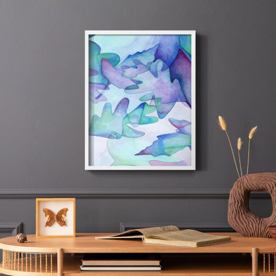 Fallen Leaves Framed Print - Solid Wood