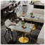 Table de salle à manger bistro Modern Modern-473026413-473026414